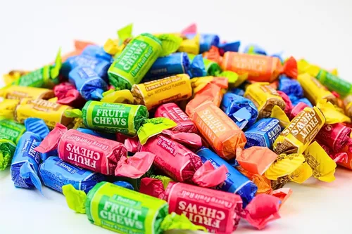 Vista 2 de Mini Toot-sie Masticables, envueltos individualmente, dulces a granel, sabor a fruta (7 libras)