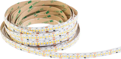 Vista 4 de Tira de luz LED más brillante de 24 V, 3000 K blanco cálido UL ultra brillante con 1200 LED por rollo más brillante que COB, 2216, 5630, 5730 chips