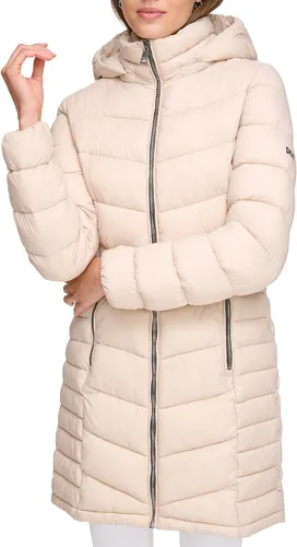 Vista 2 de DKNY Acolchado ligero con capucha para mujer