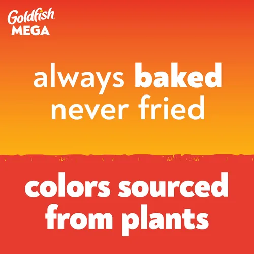 Vista 51 de Goldfish Galletas de queso cheddar, horneadas con grano entero, caja de 27.3 onzas