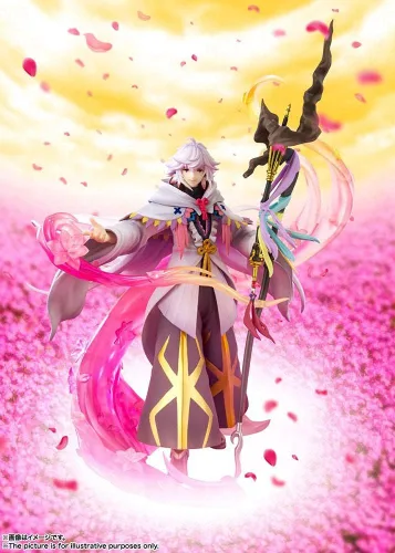 Vista 6 de TAMASHII NATIONS - Fate/Grand Order - Frente Demoníaco Absoluto: Babylonia - Merlín El mago de las flores, Bandai Spirits FiguartsZERO Estatua