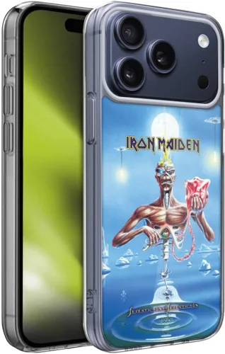 Vista 53 de Head Case Designs Funda de gel suave con licencia oficial de Iron Maiden Brave New World, compatible con Apple iPhone 7 Plus/iPhone 8 Plus Nuevo