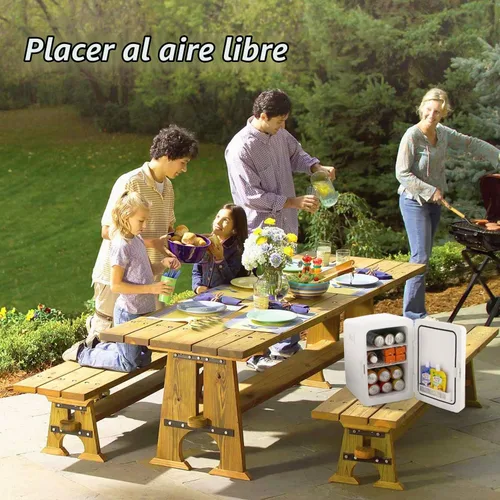 Vista 4 de Mini nevera, refrigerador compacto para Ooffice, mini refrigerador para dormitorio, congelador compacto de una sola puerta, gran capacidad de 20