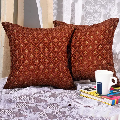 Vista 12 de Fundas de cojín decorativas azules pequeñas de 12 x 12 pulgadas, fundas de almohada bordadas con lentejuelas para sofá cama, paquete de 2 fundas