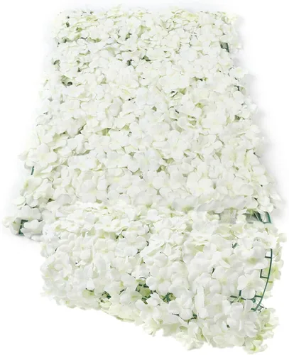 Vista 11 de Paquete de 10 paneles de pared de flores artificiales de 24 x 16 pulgadas, paneles de pared románticos de rosas de seda para bodas, fiestas, hogar
