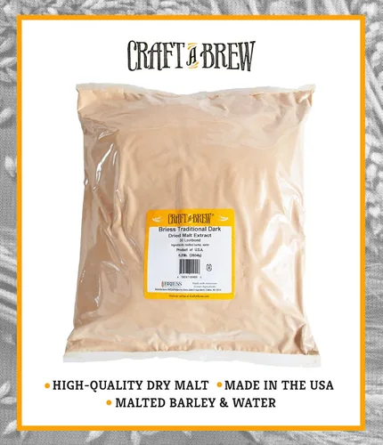 Vista 4 de Craft a Brew - Extracto de malta seca para kit de preparación - 6.25 libras oscuro tradicional - Extracto base multiusos - Para cualquier