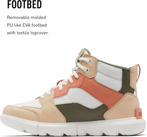 Vista 4 de Sorel Tenis Explorer II para mujer a prueba de agua