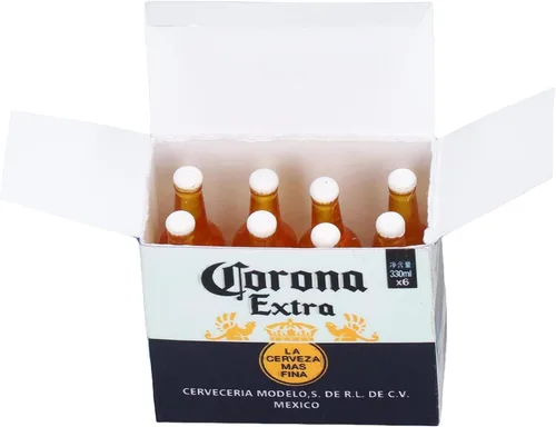 Vista 9 de Botellas de cerveza en miniatura, accesorios multiusos para casa de muñecas 1:12, detalles vívidos para regalos