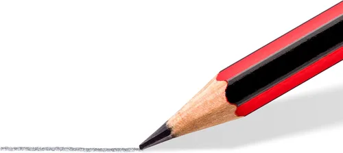 Vista 3 de STAEDTLER 110-3B Tradition - Lápiz de grafito para dibujo y bocetos, 3B (caja de 12), color negro
