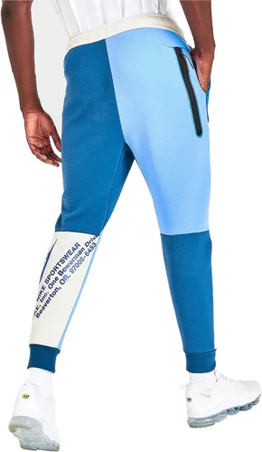 Vista 2 de Nike Sportswear Tech Fleece - Pantalón tipo jogger de forro polar para hombre, Azul