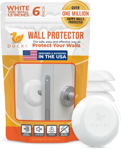 Vista 15 de Tapones de puerta protectores de pared de 1.5 pulgadas, reutilizables