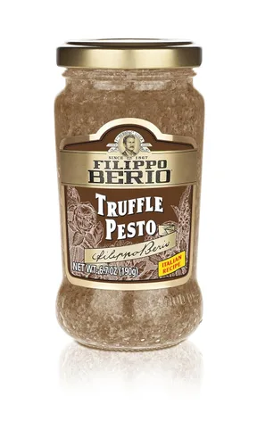 Vista 12 de Filippo Berio Pesto, albahaca vegana a base de plantas, tarro de vidrio de 6.7 onzas, vegetariano, sin lácteos, sin gluten