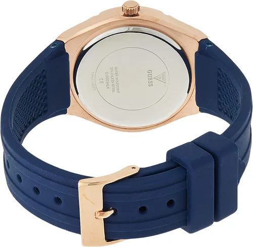 Vista 2 de GUESS Crystal White Silicone Watch