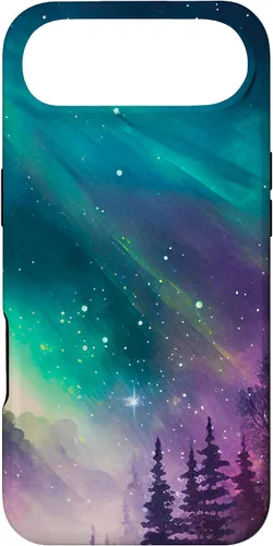 Vista 27 de Northern Lights and Sky Iceland Norway Aurora Borealis Case for iPhone 17