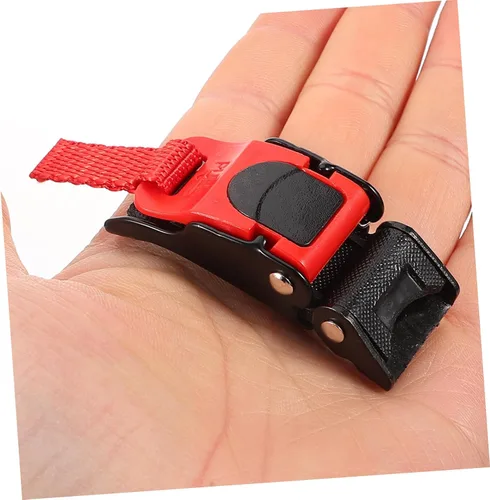Vista 8 de STOBAZA Accessories 2pcs Motorcycle Quick Release Buckle Chin Strap Clip Easy to Install Stainless Steel
