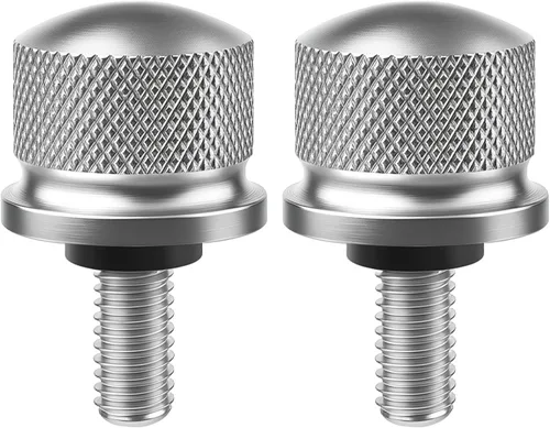 Vista 10 de Tornillo de perno de asiento de aleación de aluminio negro adecuado para Harley Davidson 1996-2024 (1 perno)