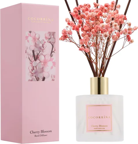 Vista 31 de Difusor de Varillas Cocorrína - Difusor Aromatizante con Aroma de Arroyo de Bambú con 8 Varillas, Difusor de Fragancia para Hogar, Decoración