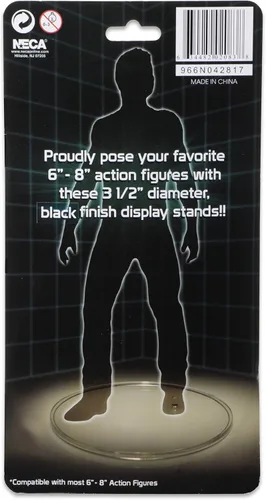 Vista 2 de NECA - Soporte de exhibición de figuras negras - Juego de 10
