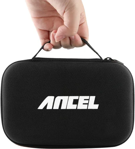 Vista 5 de ANCEL Bolsa protectora de almacenamiento para OBD2 escáner lector de código herramienta de escaneo de diagnóstico probador de batería