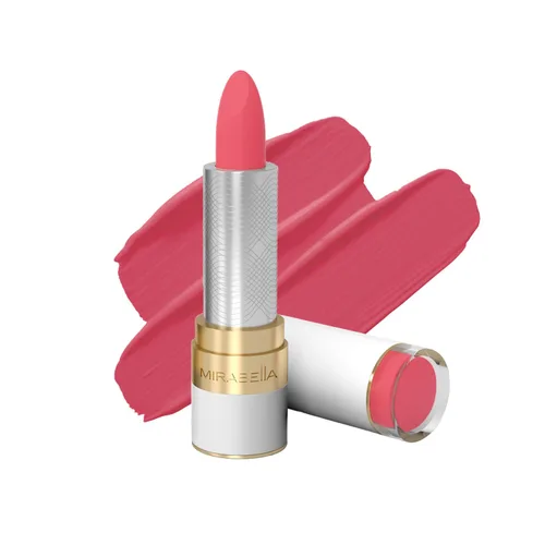 Vista 10 de Mirabella Sealed with a Kiss - Lápiz labial hidratante de cobertura completa, ricamente pigmentado, ultra cremoso, hidratante y a base de minerales
