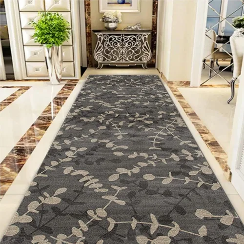 Vista 3 de Alfombras de pasillo tradicionales para pasillo, alfombras largas con respaldo de goma antideslizantes impresas de 3.3 ft/4.9 ft/6.6 ft/8.2 ft/9.8