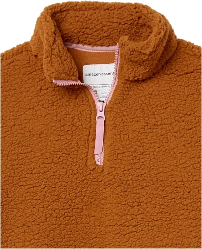 Vista 2 de Tienda Essentials Chaqueta polar de pelo alto con cremallera para niña