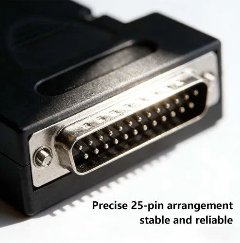 Vista 4 de DB25 Solderless - Adaptador macho, RS232 D-SUB Serial a puerto de 25 pines a conector terminal Módulo de señal Tornillos largos y tuercas