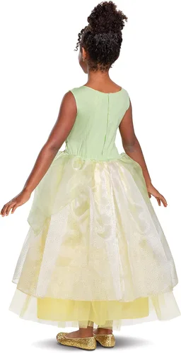 Vista 2 de Disfraz de princesa de Disney de Tiana Deluxe para niña