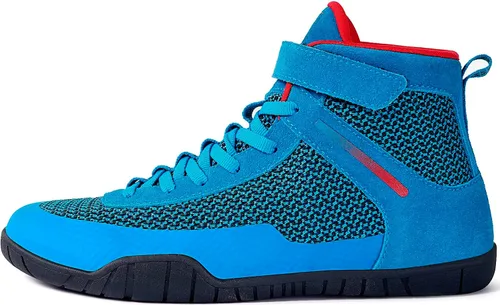 Vista 2 de Zapatos de lucha libre para hombre, zapatos de boxeo, fitness, levantamiento de pesas, levantamiento de pesas, suela de caída cero