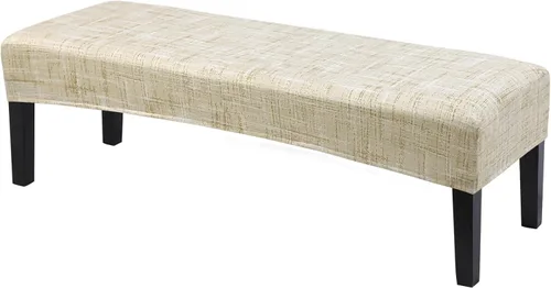 Vista 39 de SearchI Funda para banco de comedor, fundas largas elásticas y lavables para asiento de banco de banco rectangular, para comedor, sala de estar Flor