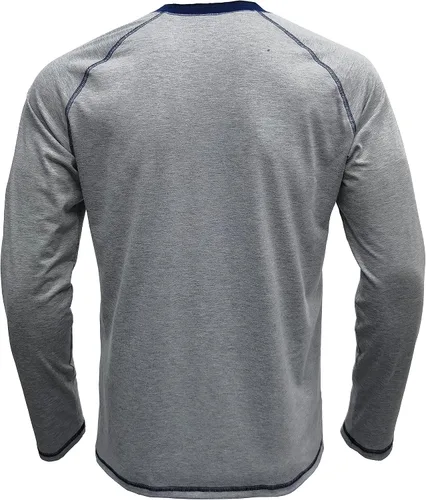 Vista 4 de Henley - Camisa de verano para hombre, de algodón, manga corta, con botones, estilo casual