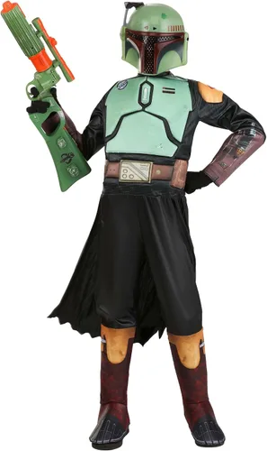 Vista 2 de Star Wars - Disfraz de Boba Fett Deluxe para niños