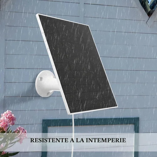 Vista 5 de Paquete de 4 paneles solares de 5 W para cámaras de seguridad