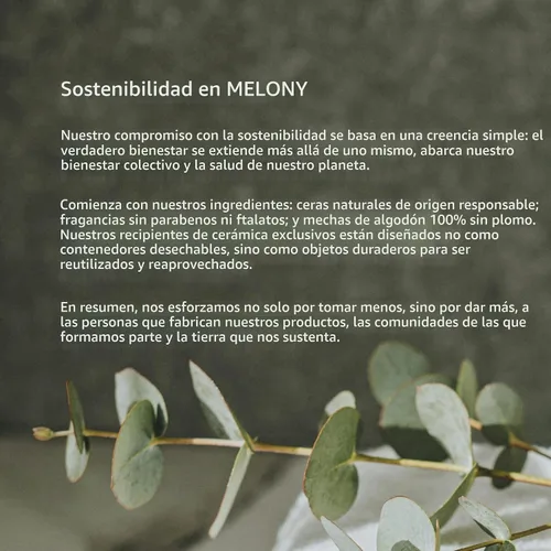 Vista 8 de MELONY Vela de aceite de masaje, hidratante, vela de aceite corporal, soja natural, 8.1 oz, vainilla ámbar