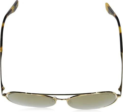 Vista 4 de Gafas de sol Marc Jacobs 328 FS 0SCL amarillo HavanaUe gris marfil espejo