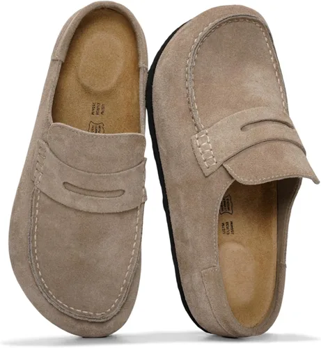 Vista 12 de Project Cloud Zuecos tipo mocasín de cuero 100% genuino para mujer Negro - Carline