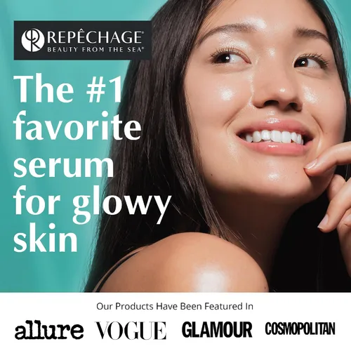 Vista 6 de Repechage C Serum - Suero facial de algas marinas, hidratación diaria antioxidante y rica en vitaminas para todo tipo de piel, textura ligera