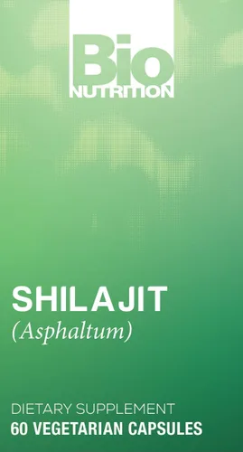Vista 5 de Bio Nutrition Shilajit (Asphaltum), 60 cápsulas vegetarianas (500 mg por cápsula)