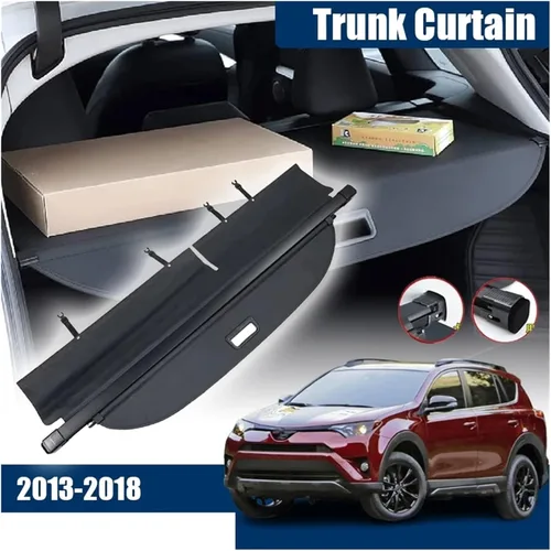 Vista 2 de Fundas de carga para automóvil, cubierta para maletero, cortina de división de equipaje, persianas de privacidad, accesorios de automóvil
