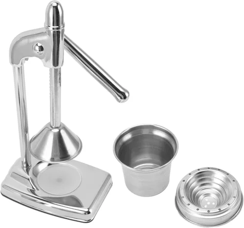 Vista 9 de Exprimidor de limón, exprimidor de cítricos de acero inoxidable, extractor de jugo de naranja, lima y pomelo con mango ergonómico para cítricos