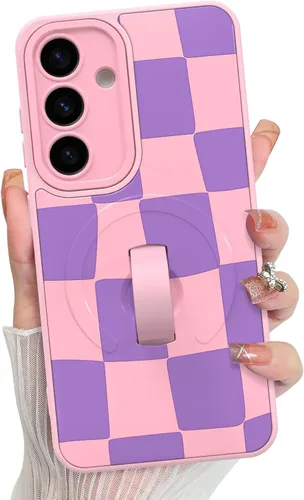 Vista 16 de KANGHAR Compatible con iPhone 17 Pro Case Spot Pattern - Negro Mancha rosada negra