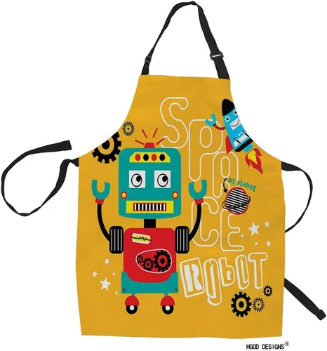 Vista 4 de HGOD DESIGNS Delantal de cocina Lion para mujeres y hombres para cocinar, jardinería, baberos ajustables para el hogar, tamaño adulto, Apcolor-149