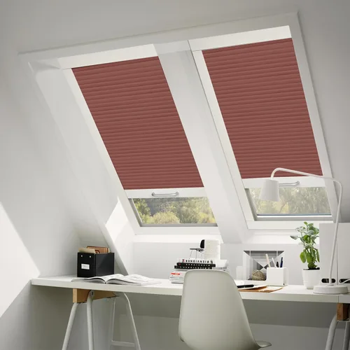 Vista 10 de Persianas de tragaluz con bloqueo de luz para techo, persianas celulares sin cables, aislamiento térmico, persianas de panal para techo, ventanas