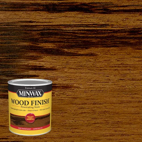 Vista 3 de Minwax 700504444 Acabado de madera, Espresso, 1 cuarto de galón