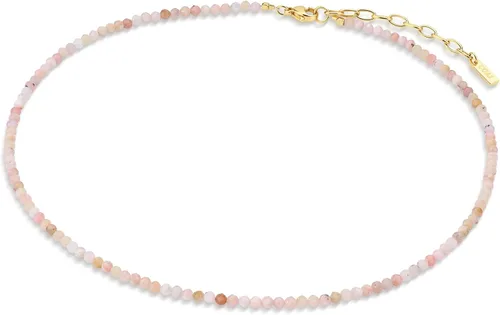 Vista 9 de COAI Collar de piedras preciosas para mujer, delicado collar de cuentas