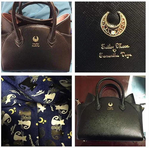 Vista 6 de Sailor Moon - Bolsas de hombro para mujer, diseño de orejas de gato
