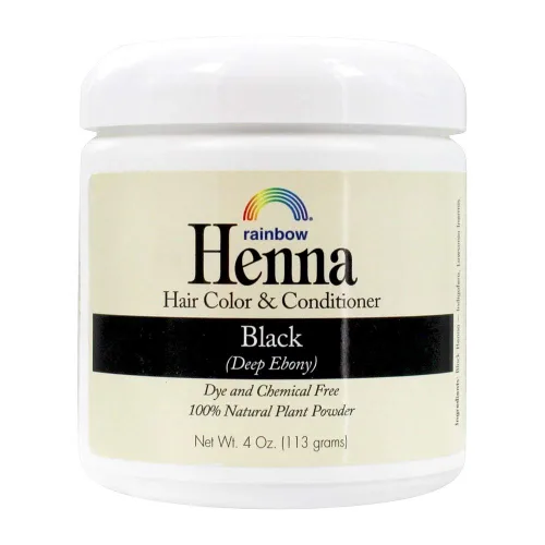 Vista 2 de Rainbow Research Henna Persa Negra 4 oz, paquete de 2