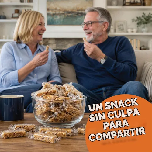 Vista 6 de Barras de caramelo crujientes de semillas de sésamo con miel, bolsa de 1