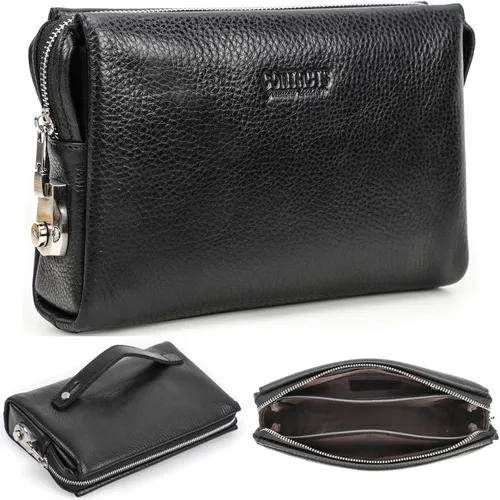 Vista 28 de Funda de piel de grano superior para hombre y mujer, múltiples bolsillos/ranuras, RFID de gran capacidad para tarjetas, cheques, dinero, pasaporte