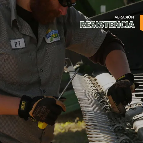 Vista 6 de Mechanix Wear: Guante de trabajo Durahide FastFit de cuero con puño elástico para un ajuste seguro